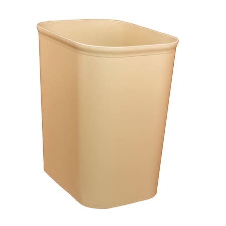 Hapco-Elmar R4140BGE-Fire Retardant 14 Qt. UL Approved Wastebasket, Beige, PK 6 R4140BGE